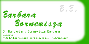 barbara bornemisza business card